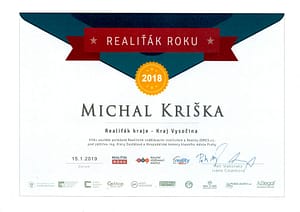 Realiťák roku 2018 pro kraj Vysočina